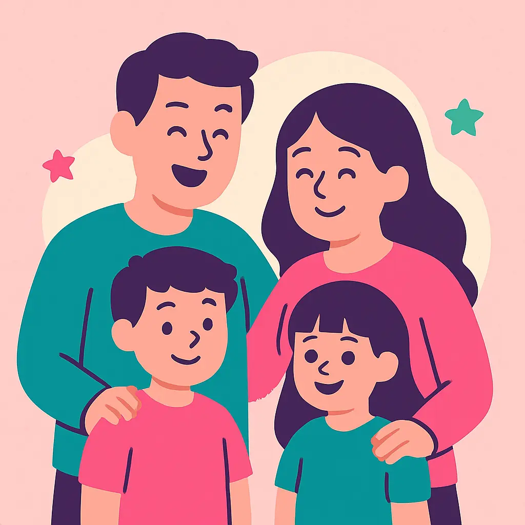 Family art image